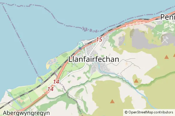 Karte Llanfairfechan