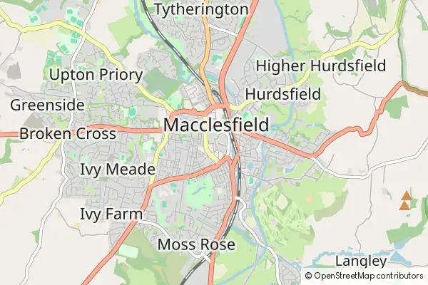 Karte Macclesfield