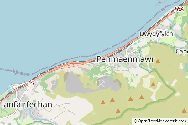 Karte Penmaenmawr