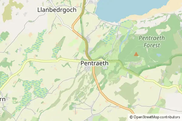 Karte Pentraeth