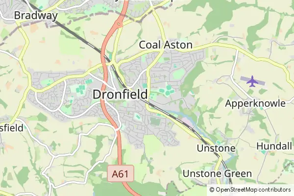 Karte Dronfield