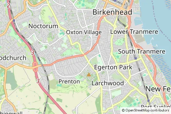 Karte: Prenton • © OpenStreetMap contributors Karte Prenton