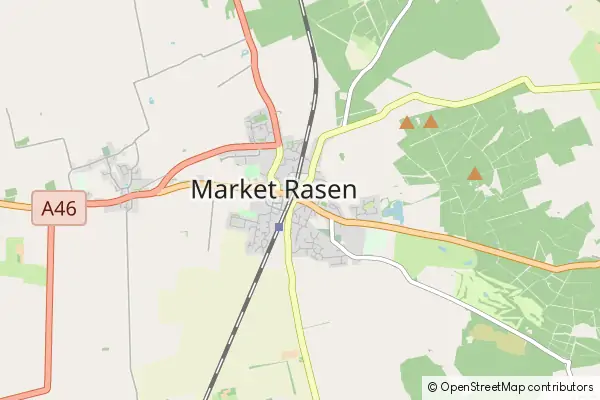 Karte Market Rasen