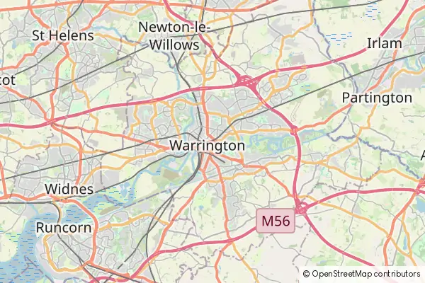 Karte: Warrington • © OpenStreetMap contributors Karte Warrington
