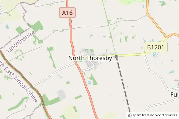 Karte North Thoresby