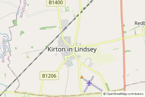 Karte Kirton in Lindsey