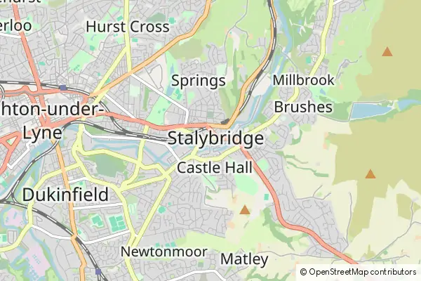 Karte Stalybridge