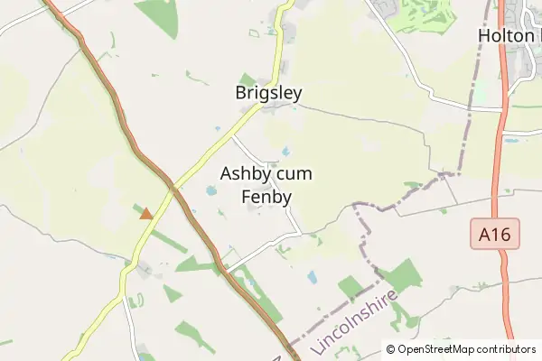 Karte Ashby cum Fenby