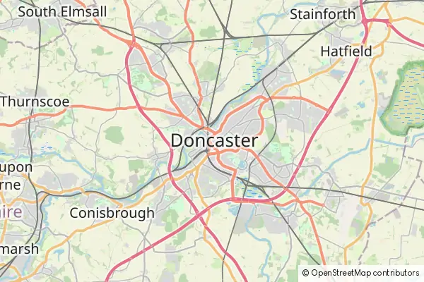 Karte Doncaster