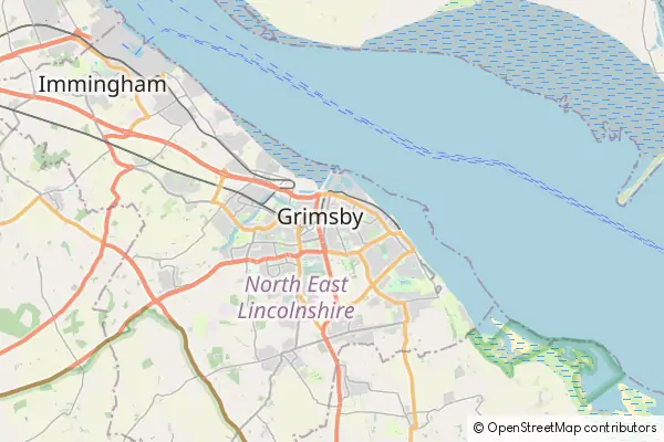 Karte Grimsby