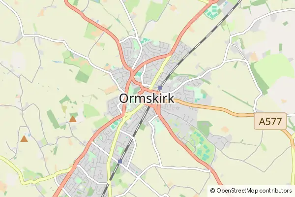 Karte Ormskirk