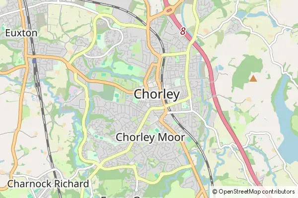 Karte Chorley