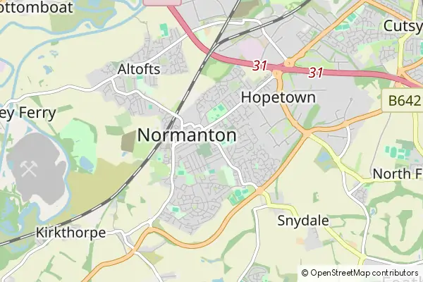 Karte Normanton