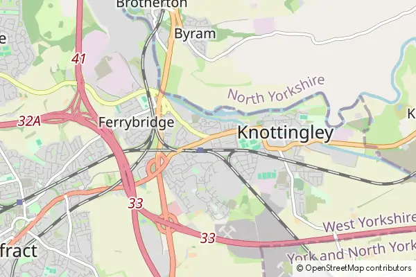 Karte Knottingley