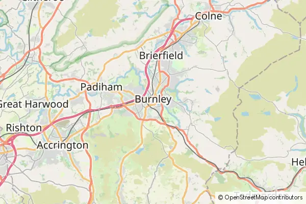 Karte Burnley