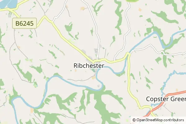 Karte Ribchester