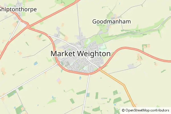 Karte Market Weighton