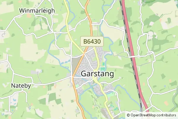 Karte Garstang