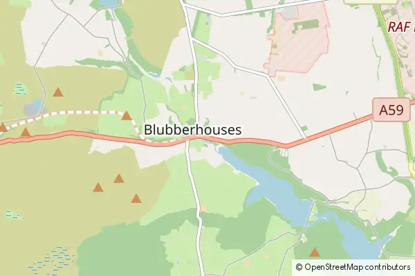 Karte Blubberhouses