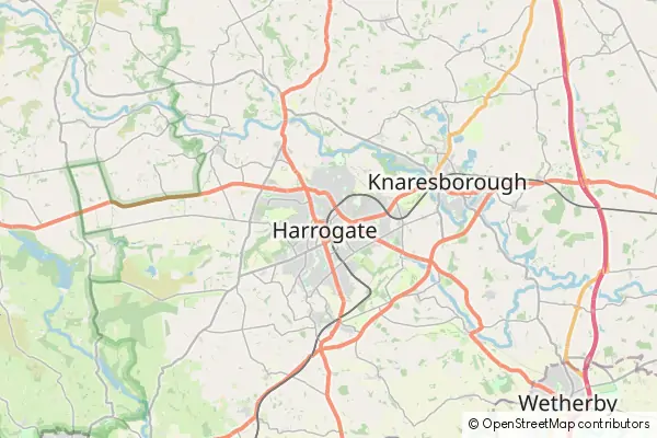 Karte Harrogate