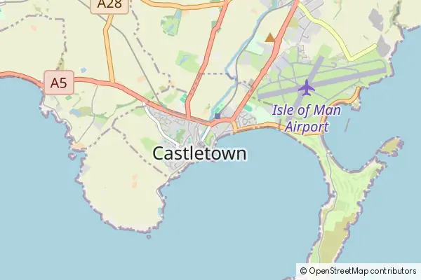 Karte Castletown