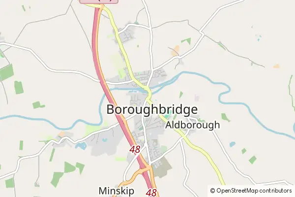 Karte Boroughbridge