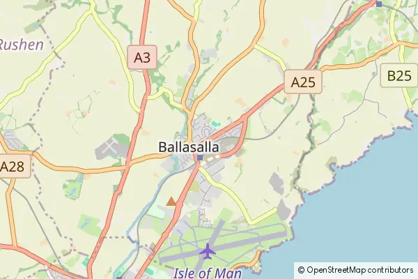 Karte Ballasalla