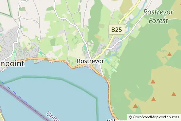 Karte Rostrevor