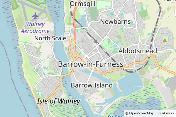Karte Barrow-in-Furness