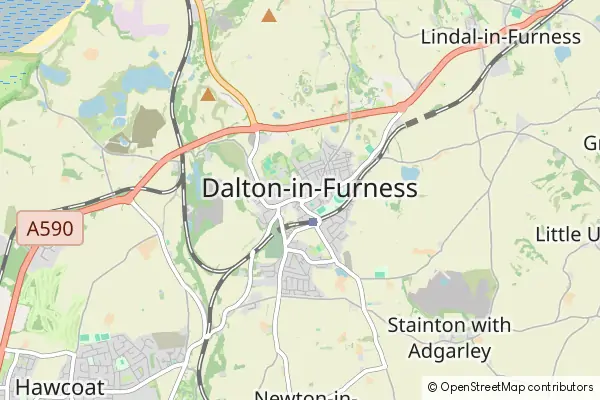 Karte Dalton-in-Furness