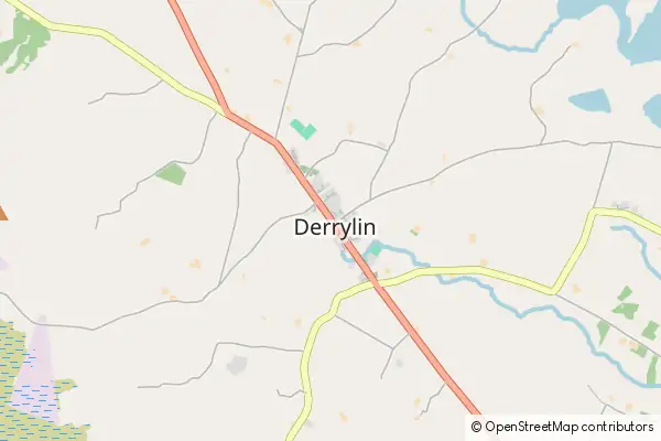 Karte Derrylin