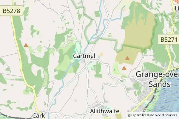 Karte Cartmel