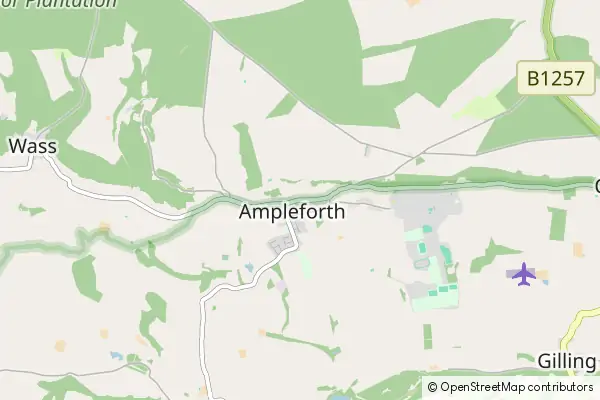 Karte Ampleforth