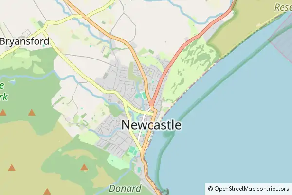 Karte Newcastle