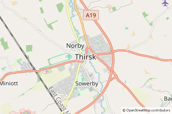 Karte Thirsk