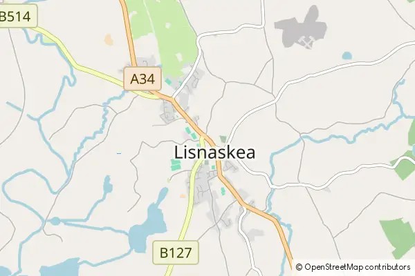 Karte Lisnaskea