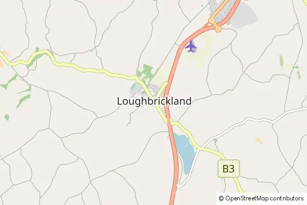 Karte Loughbrickland