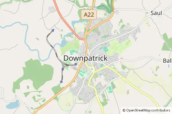 Karte Downpatrick