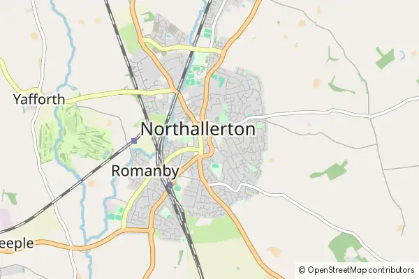 Karte Northallerton