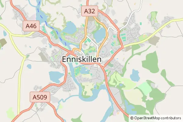 Karte Enniskillen