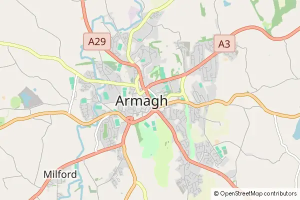 Karte Armagh
