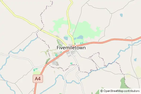 Karte: Fivemiletown • © OpenStreetMap contributors Karte Fivemiletown