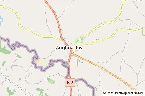 Karte Aughnacloy