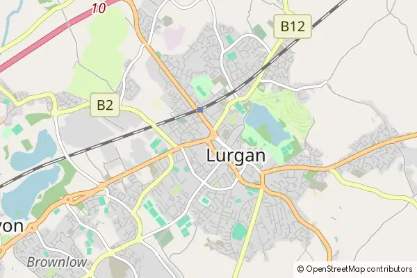 Karte Lurgan