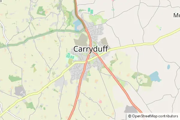 Karte Carryduff