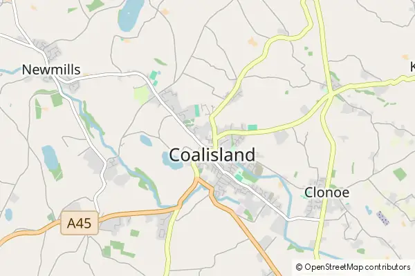 Karte Coalisland