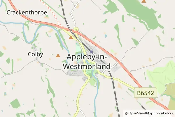 Karte Appleby-in-Westmorland