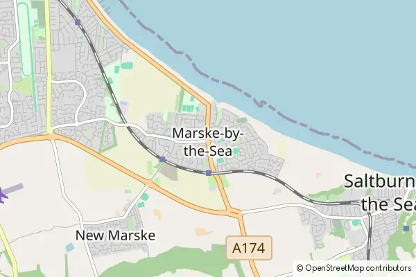 Karte: Marske-by-the-Sea • © OpenStreetMap contributors Karte Marske-by-the-Sea