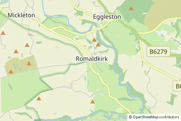 Karte Romaldkirk