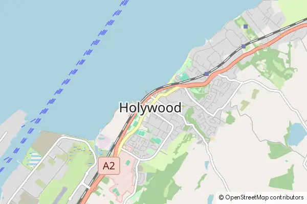 Karte Holywood